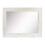 Stonebriar Rustic Rectangular Worn White Wood Frame Hanging Wall Mirror for Vertical or Horizontal Display 3
