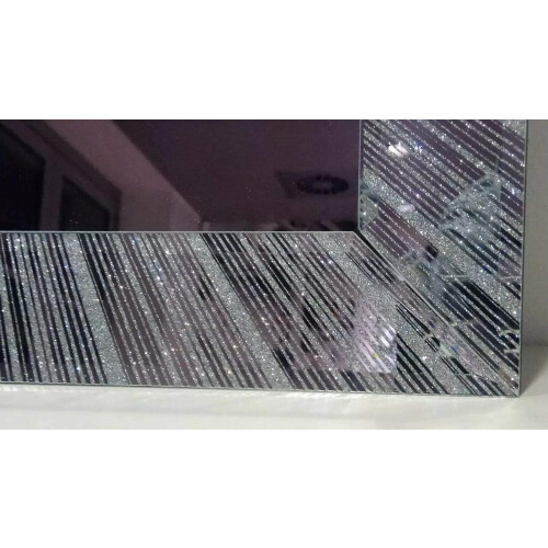 Biznest Glitter Silver Mirror (40Cm X 60Cm) 2