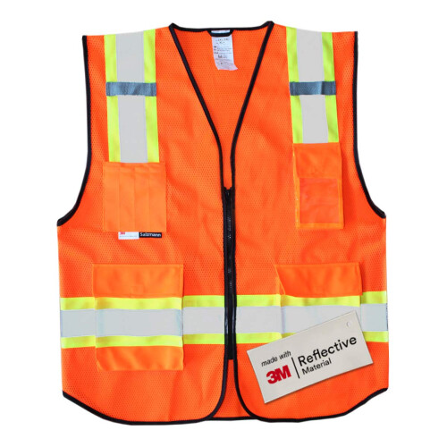 Γιλέκο Ασφαλείας Salzmann Multi-Pocket - Ανακλαστικό Υψηλής Ορατότητας - Με Υλικό 3M