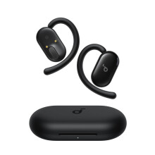 soundcore V20i by Anker Open-Ear Headphones, Adjustable Ear Hooks, Ultra-Comfort, Snug Fit, Powerful Sound, Clear Calls, IP55, LED Lights, 36H