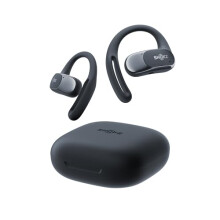 SHOKZ OpenFit Air Open-Ear Headphones, True Wireless Bluetooth Earphones with Mic, Fast Charging, 28h Playtime, IP54 Waterproof for Workout - Black