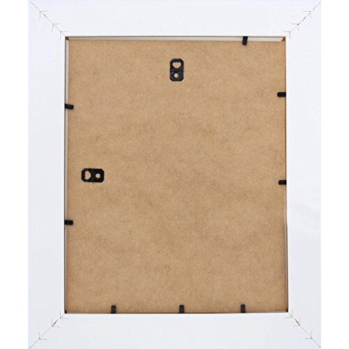 Frame Company Watson Range Framed Mirror, White, 16x12-Inches 2
