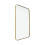 Home Selections Rectangle Wall Mirror 70x50cm, Metal Framed Wall Mounted Mirror - Gold 1