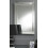 Chic Concept Modern Rectangular Triple Beveled Glass Wall Mirror Clear Border 100x70, Black 2
