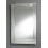 Chic Concept Modern Rectangular Triple Beveled Glass Wall Mirror Clear Border 100x70, Black 1