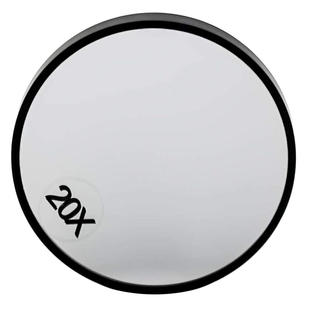 Walgreen 20X Magnifying Mirror Eye Makeup Professional Pocket Vanity Eyebrow Tweezing, Travel Size Suction Magnifier Mirror For Makeup & Bathroom Shaving