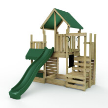 (M22 Shop) Rebo Modular Wooden Climbing Frame Adventure Playset - M22