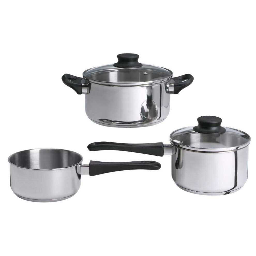 ANNONS 5-Piece cookware Set Glass Stainless Steel-image-OPC-PG9DKDB-NEW