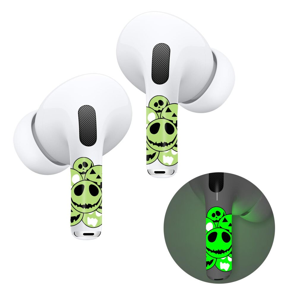 ROCKMAX Luminous AirPod Pro Skins AirPods Pro 2 Sticker Glow in The Dark AirPods Skin Wraps D   coration avec outil d'installation facile (230YG)