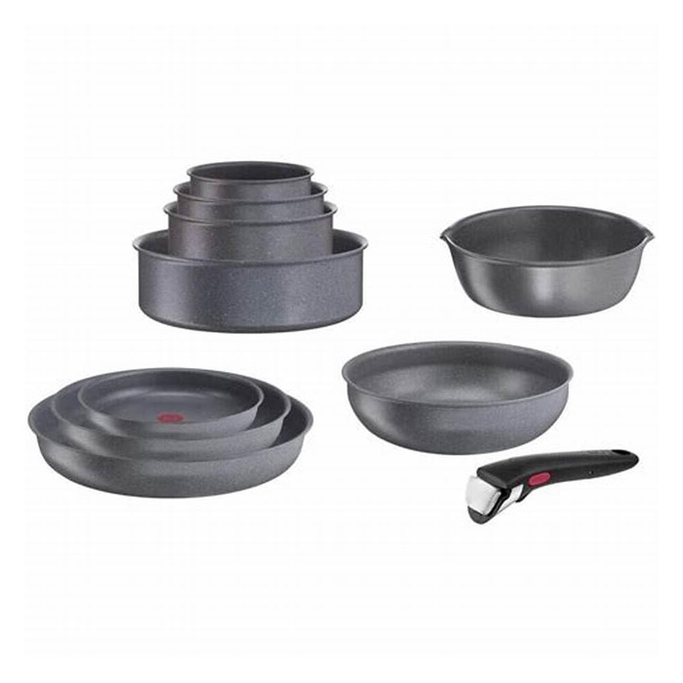 Tefal Ingenio Natural Force L3969202 Set of 2 Frying Pans 22/26 cm with Non-Stick Handle, Suitable for All Heat Sources Including Induction-image-OPC-PG9DKQF-NEW