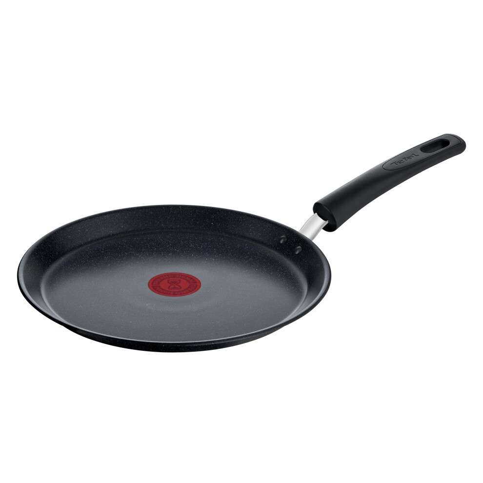 Tefal Frying Pan G2813872 Crepe Black Stone 25 cm Non-Stick Coating Thermal Signal Pan Heat Exchanger-image-OPC-PG9DKQH-NEW