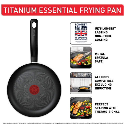 Tefal Tefal Titanium Essential Non-Induction Non-Stick Frying pan 20cm 2