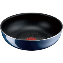 Tefal T-FAL L43777 Frying Pan with Removable Handle, 10.2 inches (26 cm), Deep Frying Pan, Non-Sticking, Notification Mark for Optimal Temperature,