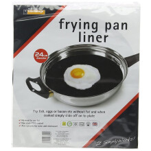Toastabags Frying pan Liner 24 cm, Acrylic, Black