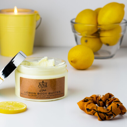 Salt Cellar Spa Βούτυρο Σώματος Λεμόνι με Ορυκτά Νεκρής Θάλασσας 2