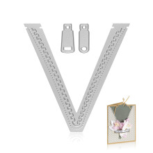 Matty's Crafting Joy Gestikte Rits Die Cut Set Craft Dies Metalen Snijmallen voor het Maken van Kaarten Papier Knutselen Scrapbooking Benodigdheden