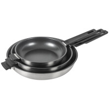 KUHN RIKON Smart & Compact Frying Pan Set Diameter 24 cm and Diameter 28 cm