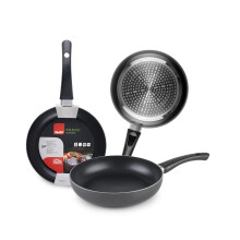 Ibili Indubasic Frying Pan, Aluminium, Black, 18 x 18 x 6 cm