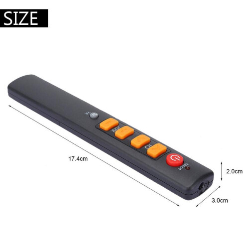 Socobeta Universal Remote with Big Buttons - Replacement Learning Smart Controller for TV, STB, DVD (Orange) 2