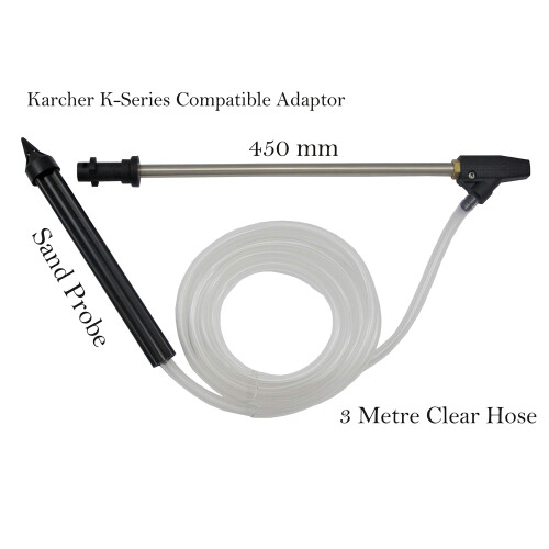 Pressure Washer Karcher K-Series Compatible Sandblasting Attachment Kit 1