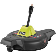 RYOBI 12 in. 2300 PSI Electric Pressure Washer Surface Cleaner with Casters Green, RY31SC12