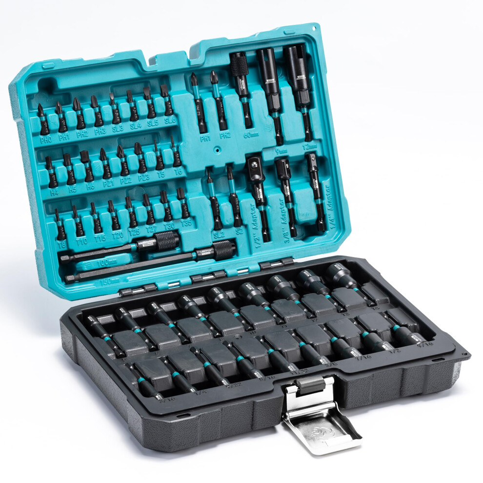 Libraton 54Pcs Magnetic Nut Driver Set, Impact Drill Driver Bit 1/4", Metric & Sae Nut Driver For Impact Drill, Socket Adapters, Screwdriver Bits, 630808009655