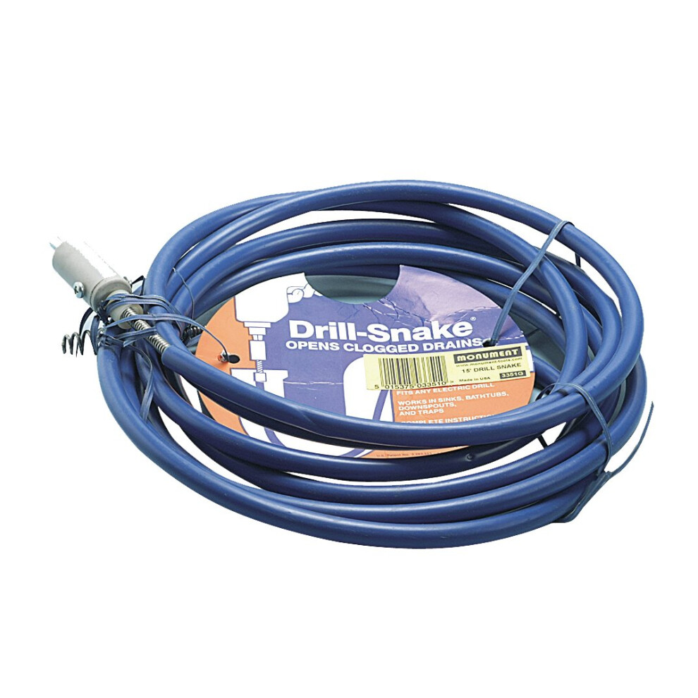 Monument General Wire Spring DS 15 15ft. Drill Snake - MON3351G