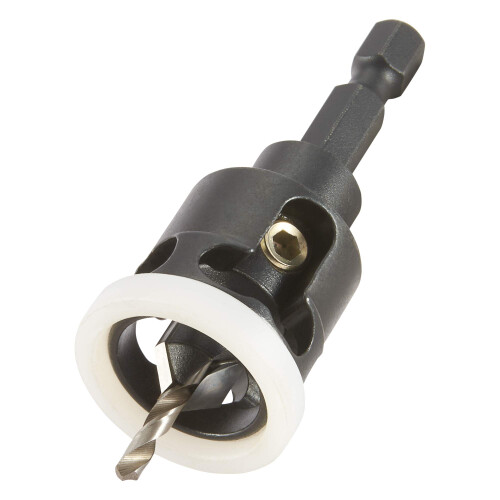 Trend Trend Snappy TC No. 8 Drill Countersink with Non-Marring Depth Stop & 2.75 HSS Drill, Quick Release System, SNAP/CSDS/8TC, Silver