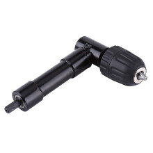 TOPINCN Right Angle Drill Adapter Attachment Cordless 90 Degrees 0.8-10mm Drilling Extension Chuck Aluminum Alloy 8mm Shaft Electric Drill Extension