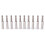 Nikou Screwdriver Bit Holder, 10Pcs Magnetic Screwdriver Extension Socket Drill Bit Holder 1/4" Hex Power Tools 3