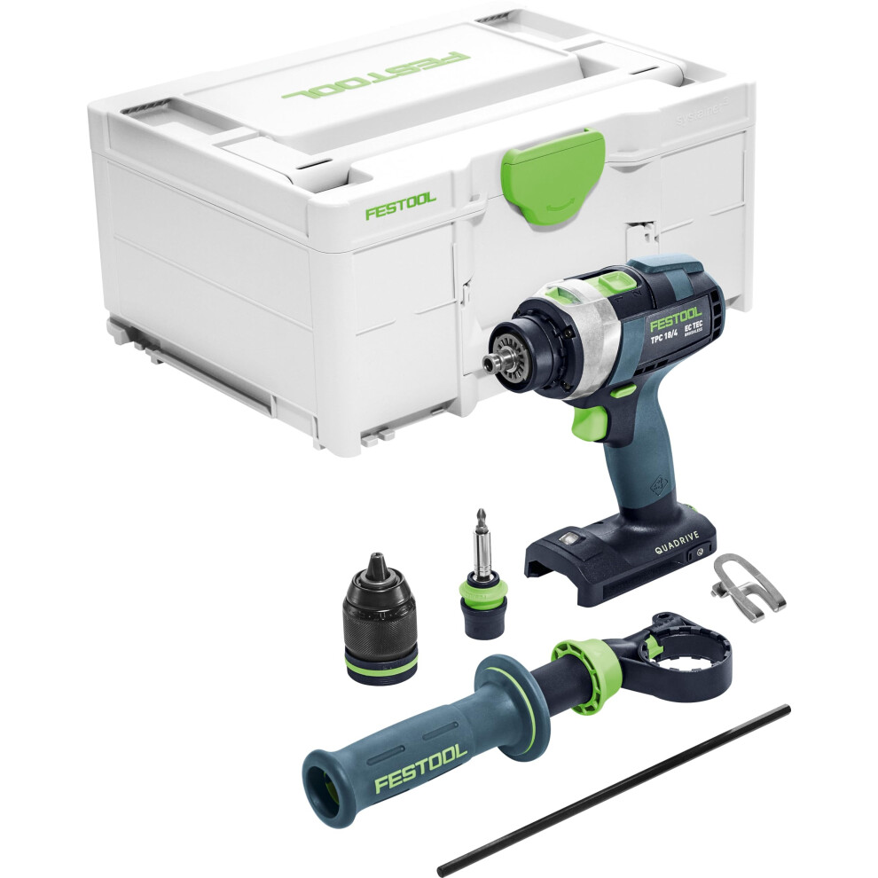 Festool - Cordless Percussion Drill Tpc 18/4 I-Basic Quadrive Without Battery And Charger