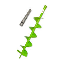 WERHE? professional drill, auger for drilling machine 150 mm robust with SDS Max adapter - pile drill well drill precise drill tip - drill for earth