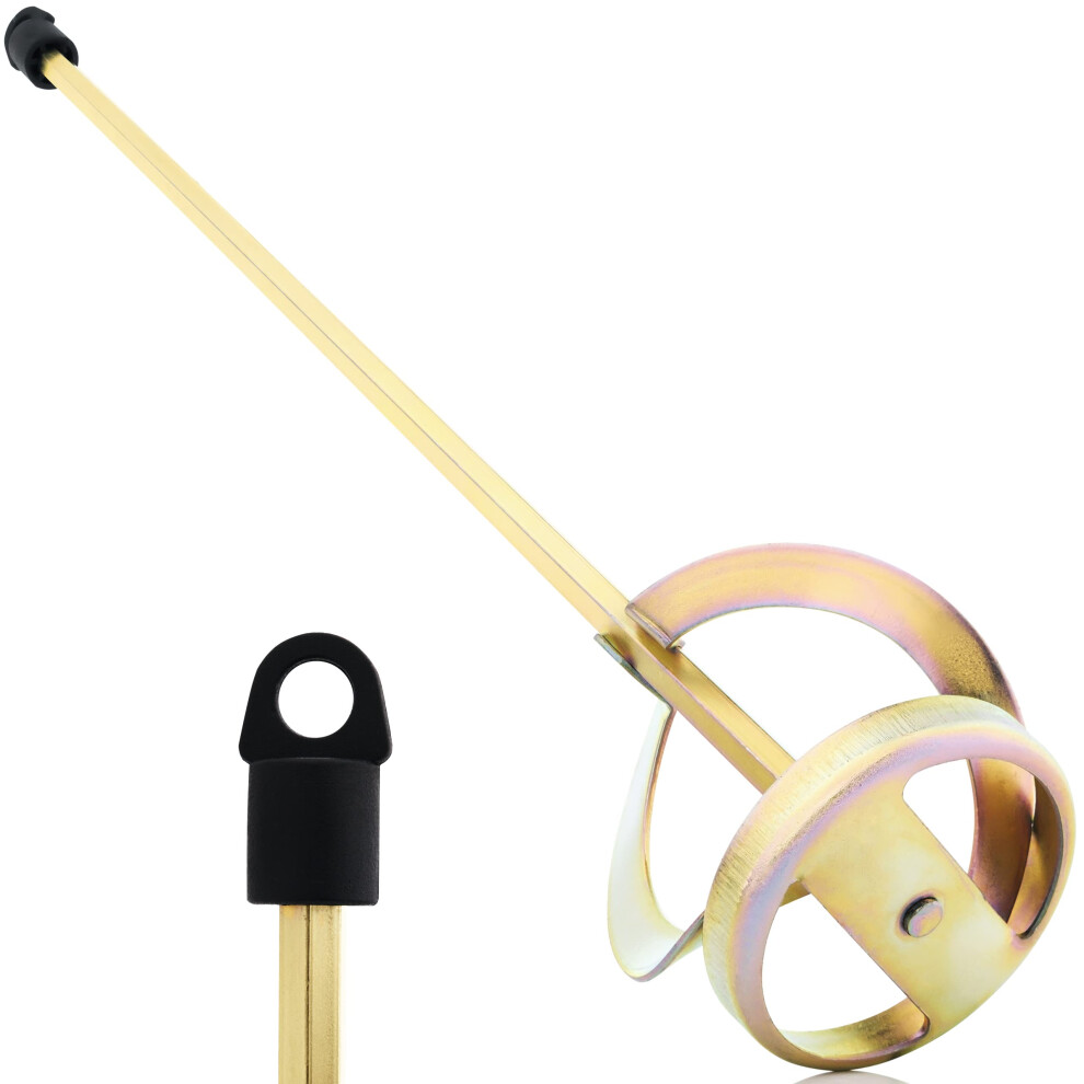 Ayzotek Paint Mixer For Drill, 1-5 Gallon Bucket, Paint Stirrer For Drill, Zinc Plated, Rust-Free & Easy To Clean, Fits All Standard Drills - For Mixi 5070002065401