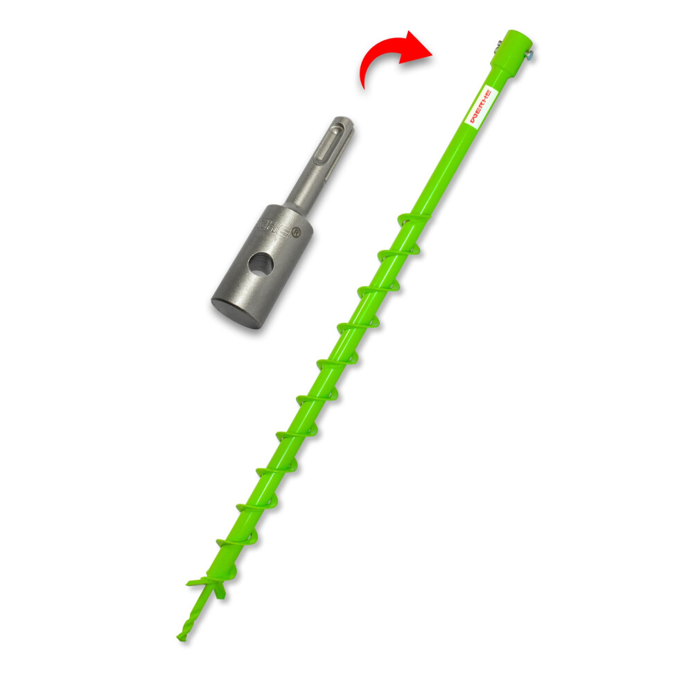 Werhe Auger 40Mm With Sds Plus Adapter Robust Drill Bit Pile Drill Bit Drill Bit 7426927619546