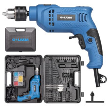 G LAXIA 550W Hammer Drill, Speed Variable 3000 RPM, 13mm Chuck, Electric Hammer and Drill 2-in-1,Package Contains 105 Accessories