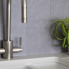 MICRO CEMENT DARK GREY Self-adhesive Wall Tiles (6 tiles)