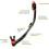 Cressi Cressi F-Dual & Supernova Dry  Black/Red 4
