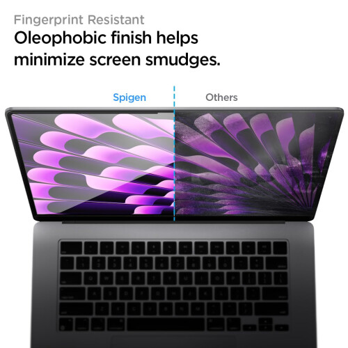 Spigen Spigen Tempered Glass Screen Protector [Glas.tR Slim] Designed for Macbook Air 15"""" (M3 / M2) - 1 Pack 2