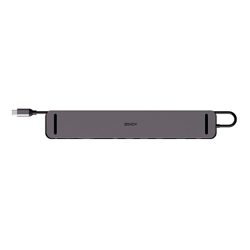 USB-C-Hub - LINDY - Mini-Dockingstation - 100 W - Ethernet 10/100/1000 Mbit/s - Anthrazit 2