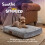 Slumberdown (Grey, Medium) Paws for Slumber Padded Pet Bed UK Made 4
