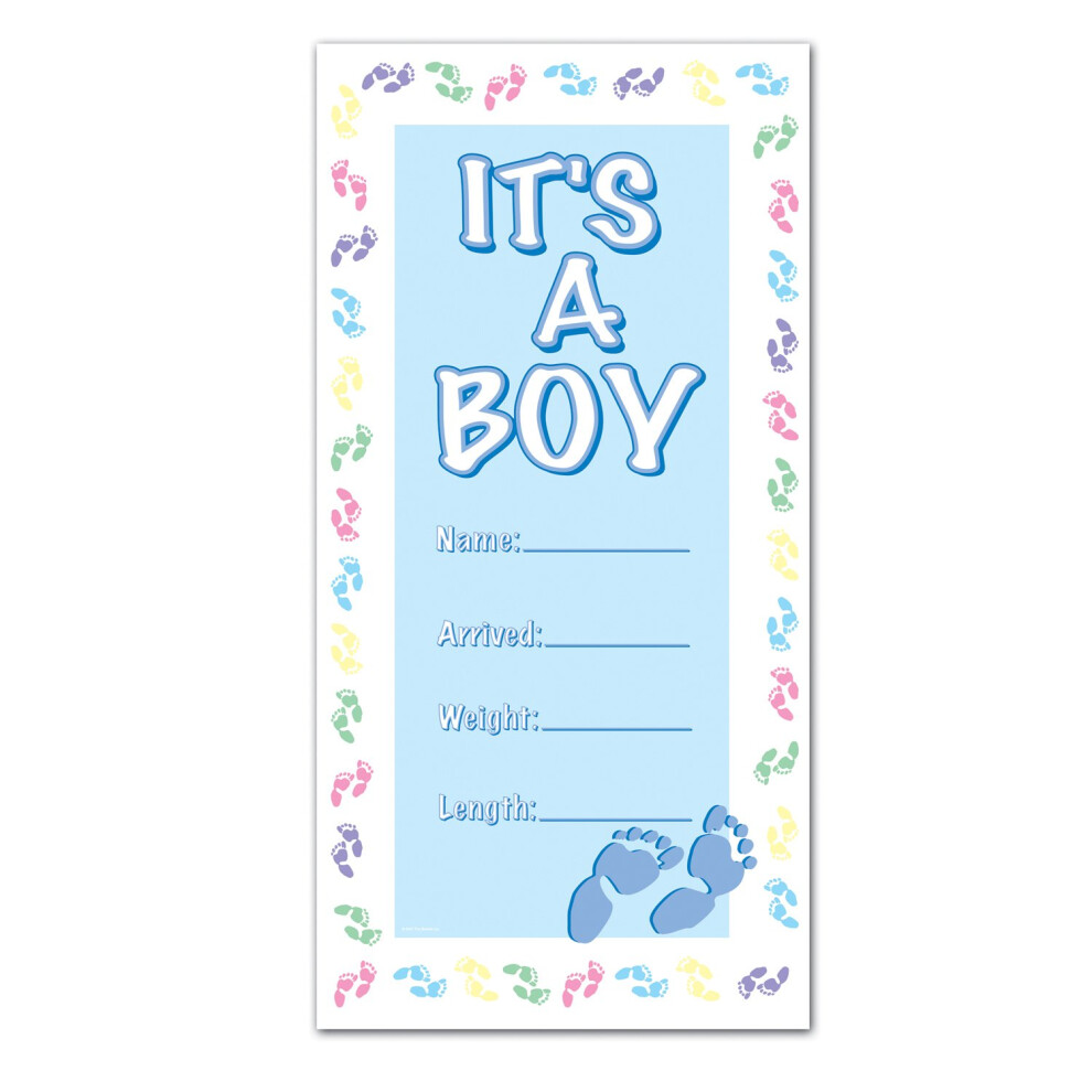Beistle Co It's A Boy Door Cover