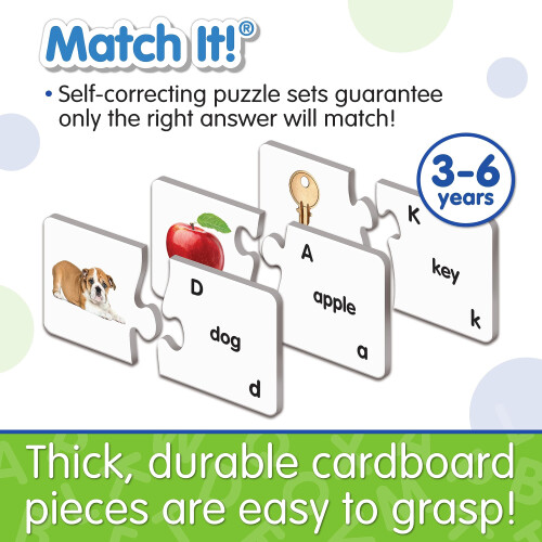 The Learning Journey: Match It! - ABCs - Πάζλ Αλφάβητου, Πάζλ για 2 Ετών, Πάζλ για Παιδιά 3-5 Ετών 2