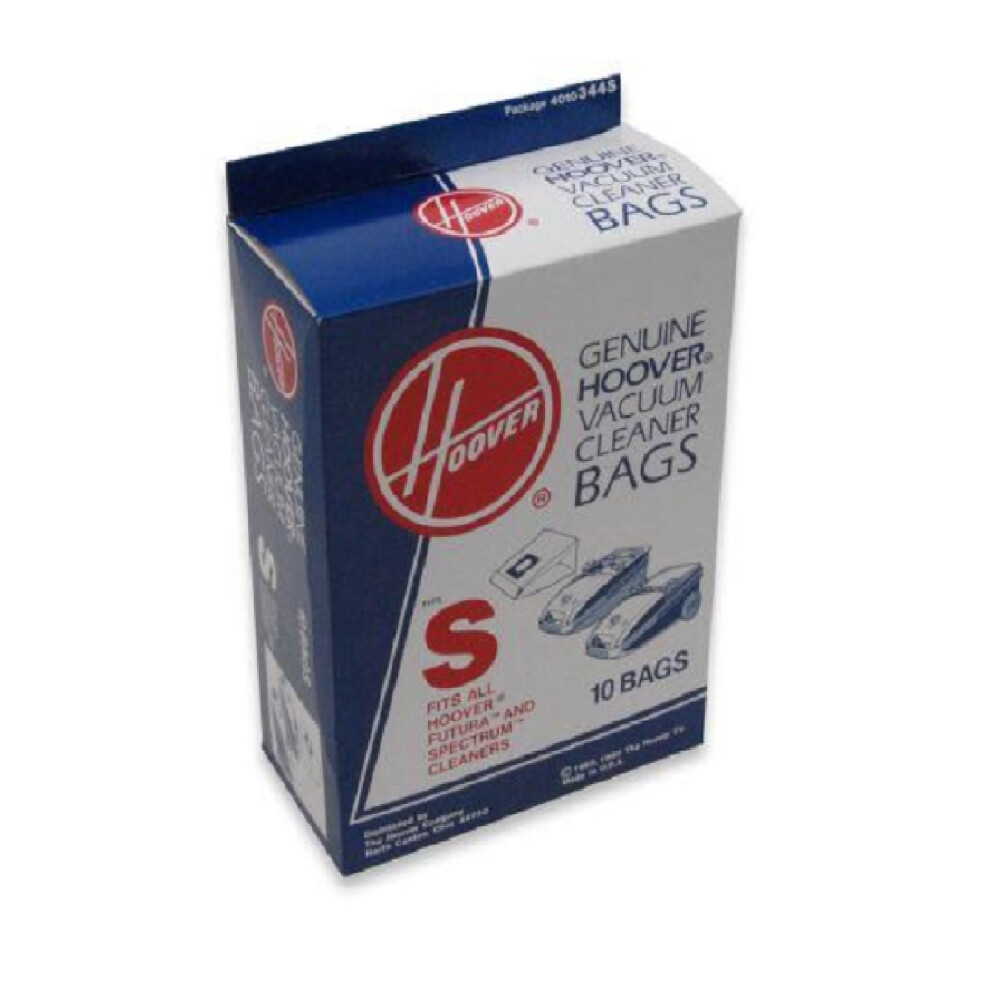 Hoover Type S Futura/Spectrum Vacuum Cleaner Replacement Bags Package