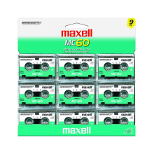 Maxell MC-60 UR microcassettes (verpakking van 9)