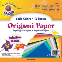Pacon-origamipaperipakkaus, 55 arkkia