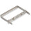 Office Pong Papel Fasteners 2 polegadas Capacidade de 2,75 polegadas Caixa base de 50 conjuntos completos (99852) Prata 2