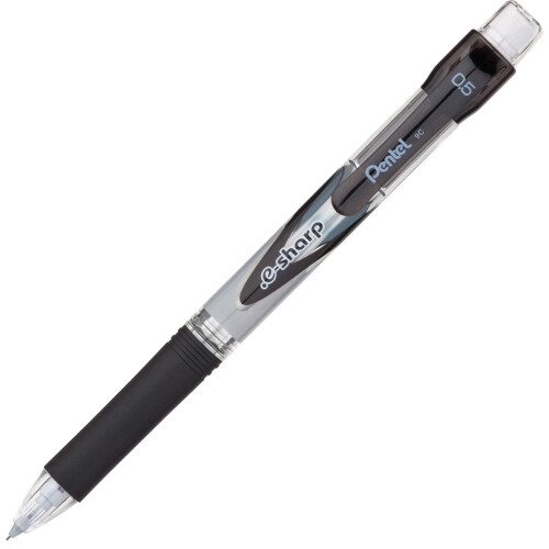 Pentel Pentel e-Sharp Druckbleistifte, 0,5 mm, 72 % recycelt, Schwarz, 12 Stck 2