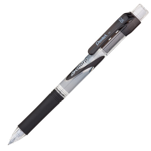 Pentel Pentel e-Sharp Druckbleistifte, 0,5 mm, 72 % recycelt, Schwarz, 12 Stck 1