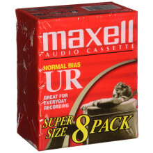Maxell 109085 Brick Packs, optimal f  r Sprachaufnahmen konzipiert, ger  uscharme Oberfl  che mit 60 Minuten Aufnahmezeit pro Band