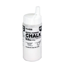 Tajima Micro Chalk-White 10,5 oz (300 g) Ultra-fine snap-line kridt med holdbar flaske og let udfyldningsdyse-PLC2-W300